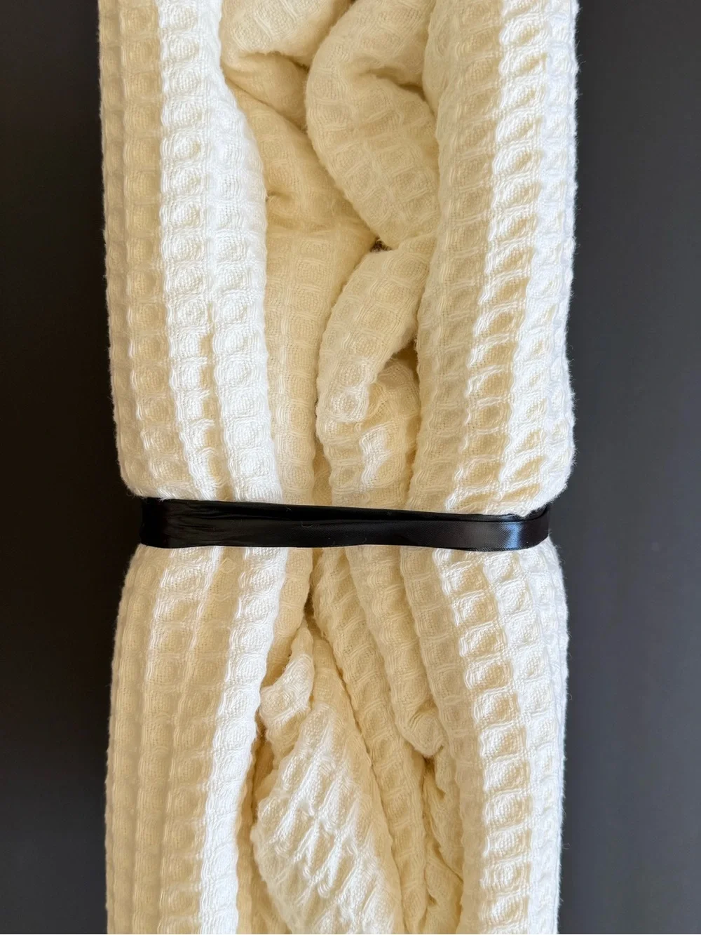 Beautyrest Blanket Waffle Weave Cotton Khaki Full/Queen Lightweight